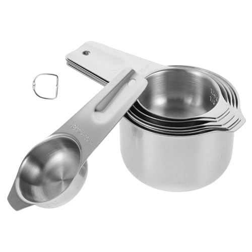 Tasses à mesurer pour cuisine et pâtisserie de 30ml à 240ml en inox - 2