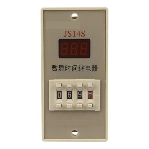Relais temporisé DPDT JS14S-3 AC/DC 100-240V pour automatisme