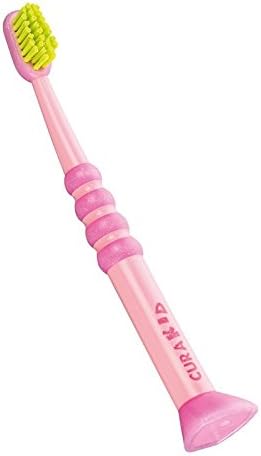 Curaprox Swiss Curakid 4260 Ultra Soft 0-4y 0.10mm Fibers Kids Toothbrush Pink