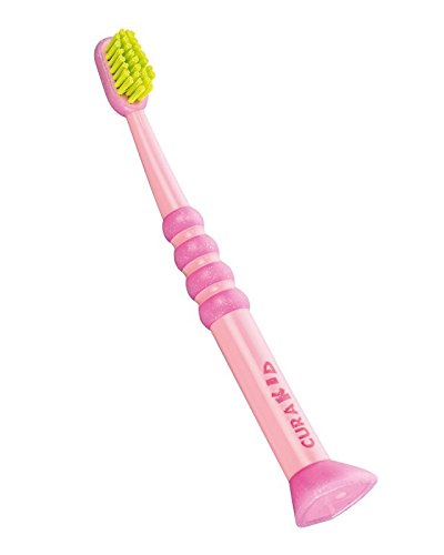 Curaprox Swiss Curakid 4260 Ultra Soft 0-4y 0.10mm Fibers Kids Toothbrush Pink