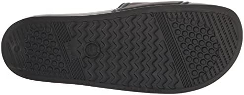 PS Paul Smith Men's Shoe Summit FACE Black Petrol Slide Sandal, Large | Image 3