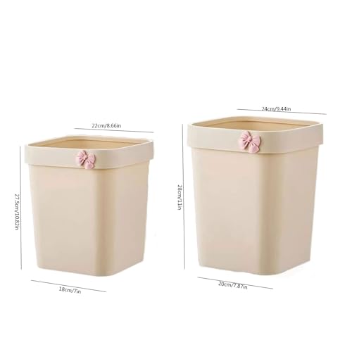 Caneca de basura grande con tapa para hogar y cocina miniatura 2