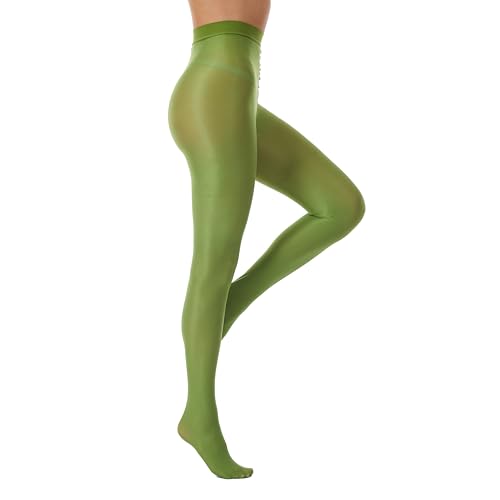 Image of Frola Shaping Tights for Women 70D Shimmery Pantyhose for Dance Ballet Glitter Socks