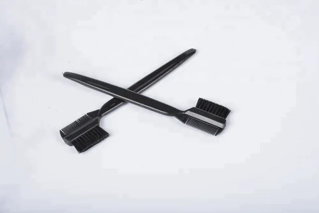 BANIRA Eye Groomer 2 in 1 Brow & Lash Comb Brush, Perfect for Lining, Shaping Brows and Eyes -BLACK (PACK OF 1PCS)-image-19