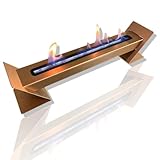 Lareira Ecológica Portátil Ouro Rosé