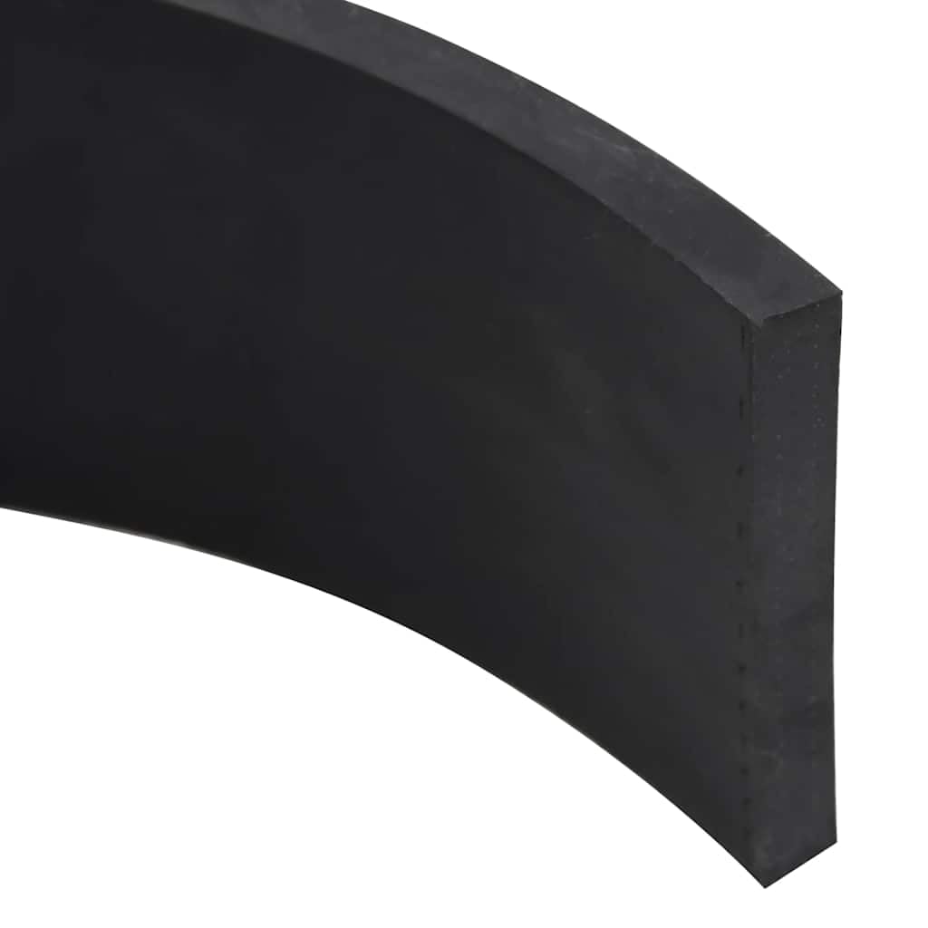 vidaXL Bordure en Caoutchouc de Chasse-Neige Noir 180x8x1 cm, Bord de Coupe en Caoutchouc de Chasse-Neige, Bord en Caoutchouc de Poussoir à Neige, Lames de Chasse-Neige en Caoutchouc