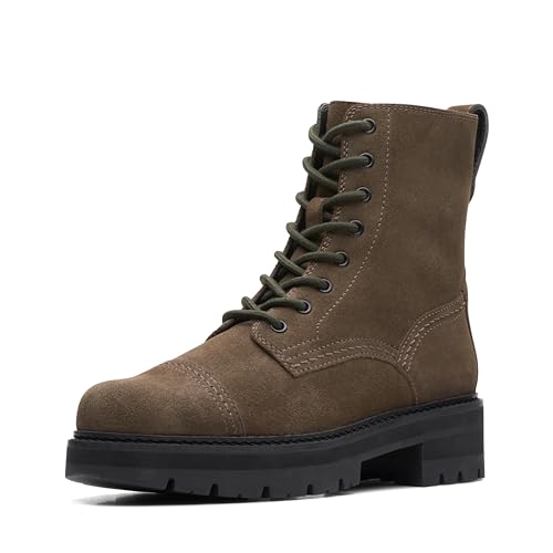Casquette Orianna Clarks femme avec semelle de marche amortissante olive foncé 40 EU
