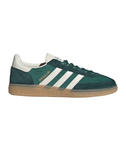 Image of adidas Originals Handball Spezial WMNS Shoes, Semi Court Green /Clear Mint /Gum Size 8.5