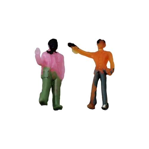 Mxfans 200 figuras multicolor a escala 1:200 para modelismo 3
