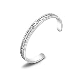 Inspirational Encouragement Gift I am The Storm Quote Bracelet Fate whispers to the warrior you cannot withstand the storm the warrior whispers back I am the storm Bracelet (I am the storm cuff)