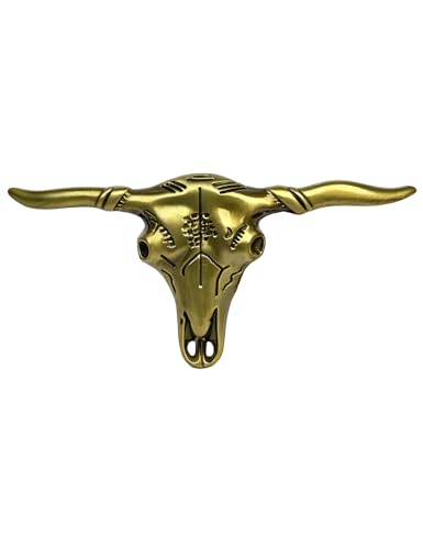 TOPACC Longhorn Cowboy Belt Buckle for Men Women Cowgirl Rodeo Western Belt Buckle for Western Gift Fit 1.5 Inches