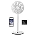 Duux Whisper Flex Smart Standventilator - Steuerung per Fernbedienung & Smartphone - Höhenverstellbar 51-88cm - Leiser Ventilator mit Nachtmodus und Timer - Energieeffizient - Mit Akku (Weiß)