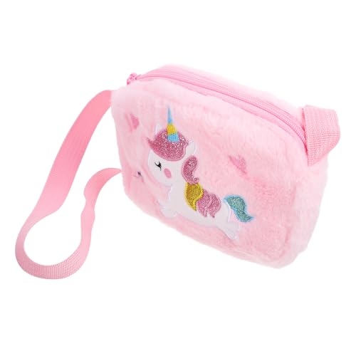 Creative Unicorn Shoulder Pouch Multipurpose Coin Storage Bag Cute Shape Phone Bag for Girls