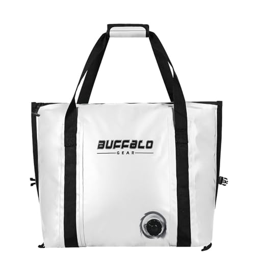 Buffalo Gear Insulated Fish Bag Cooler Flat Bottom-35L Waterproof Fish Kill Bag