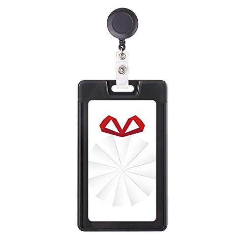 Porte-badge rétractable origami Noël blanc petit cadeau sympa collègue