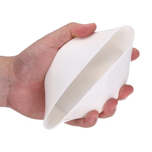 Image of uxcell 2pcs Rubber End Caps 110mm(4 5 /16 inch Inch) ID x 80mm(3 1 /8 Inch) H Vinyl Round Tube Bolt Cap Cover Screw Thread Protectors White