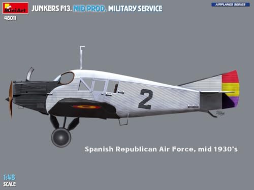 Junkers F13 Mid Prod Miniart 1:48 maqueta militar histórica 5