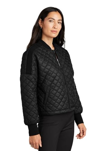 Women's Boxy Quilted Jacket | Padded Bomber Jacket for Women, Water Repellent Finish, Lightweight Insulation2