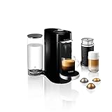 Nespresso Vertuo Plus 11387 Coffee Machine with Milk Frother by Magimix, Black
