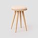 SKLUM Sgabello Basso in Legno Arlan Legno Naturale