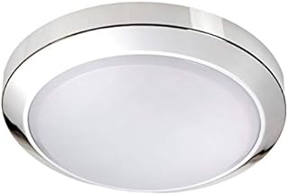 Deta L1021CH 'Stratus' Circular IP65 LED Bulkhead Light Fitting - Chrome 14 Watt