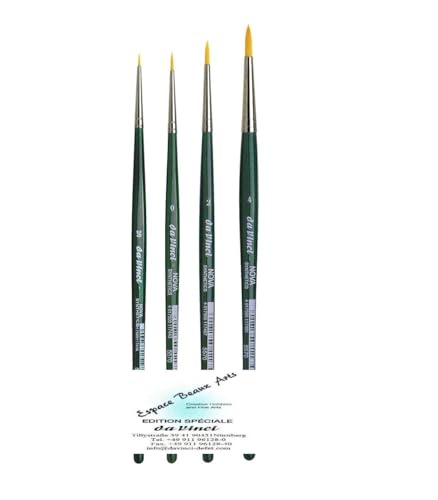 Pinceaux Aquarelle Synthétiques Nova 5570 : évitez la perte de poils n° 2/0-4 - 6