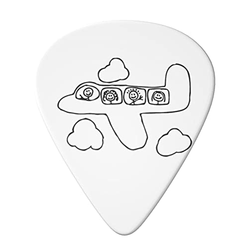 ASDTEHCY Lot de 6 médiators en celluloïd pour guitare électrique acoustique basse ou ukulélé - Les Beatles, Paul McCartney, John Lennon, RIngo Starr, George Harrison ASDTEHCY Lot de 6 médiators en celluloïd pour guitare électrique acoustique basse ou ukulélé – Image 4