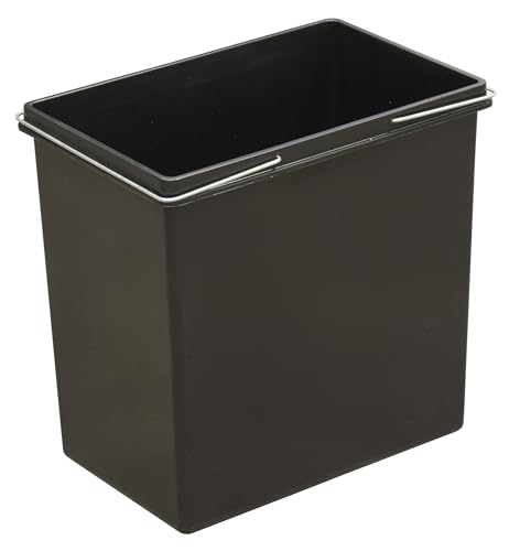 Arregui CBZ00684 Cubo de Plástico de Repuesto para Cubos de Basura y Reciclaje | 23 L | Gran Capacidad para Envases | Compatible con los modelos Basic, Top, Round, Ecoclas y Ecoclas Plus | negro