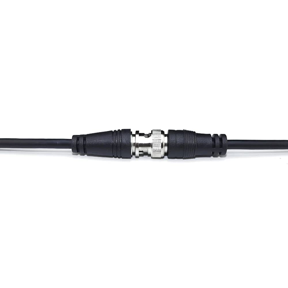 Rallonge BNC RG59 Mâle-Femelle 3m - Câble Vidéo CCTV 75 Ohms Noir