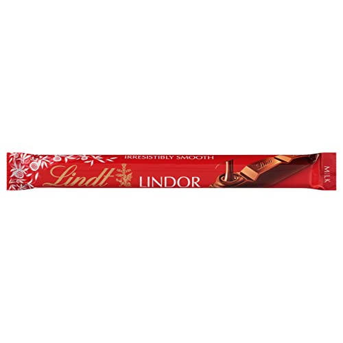 Image of Lindt LINDOR Milk Chocolate Truffle Bar, Chocolate Candy Bar with Smooth Center, 1.3 oz.