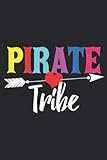 Team Pirate Teacher Tribe Back To School Pretty: Daily Planner Notepad To Do Schedule, Medium 6x9 Inches, 110 Pages, Printed Cover