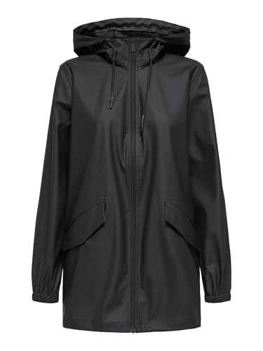 Manteau de pluie noir femme XXL JDY Jdymulan OTW Sij Noos coupe-vent