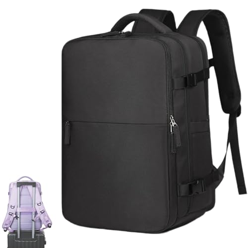 Levette Bag, Birdesc Backpack, Levette Vacuum Backpack, Waterproof Large Capacity for Airlines with Shoe Compartment (Black)