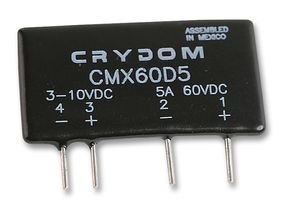 CMX60D5 - Solid State Relay, SPST-NO, 5 A, 60 VDC, Through Hole, Solder