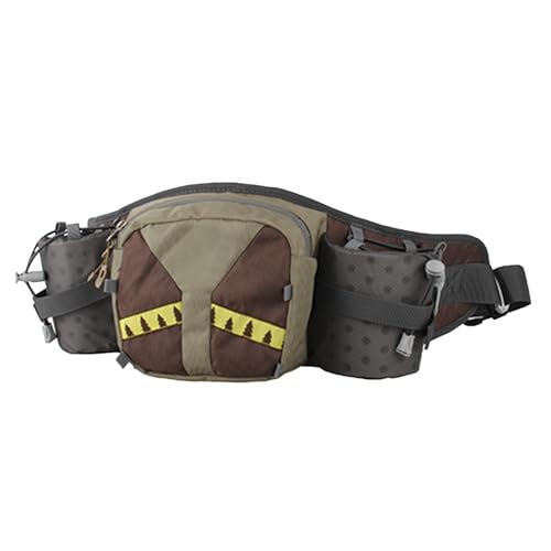 Bolsa de Cintura, Bolsa de Campamento | Paquete de Cintura Impermeable con Soporte de Botella de Agua - Bolsa de Almacenamiento portátil, portavasos para Caminar, Pescar, Acampar