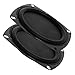 SEWACC 2 pezzi Vibrante Woofer Passiva per Radiatore Bassi Ricambio Altoparlante per Riparazione Audio in Bar Palco e Ufficio Eco-compatibile e Sicura immagine