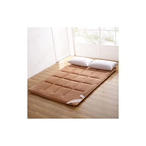 Colchón de futón de Piso Plegable japonés, Topper de Tatami Tatami Topper invitado Almohadilla de Cama de sueño portátil colchón de colchón Suave Ahorro de Espacio-cámaras, Quinch-3006