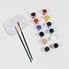 LNAUJS 8 Pack Plastic Paint Tray Palettes, 6 Well Rectangular Palette, Watercolor or DIY Craft Paint Supplies #3