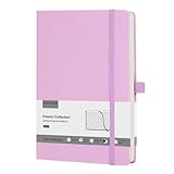 ONAVIA Lined Journal Notebooks for Work, Travel, College, A5 Size 100 GSM Thick Paper, Classic Ruled Journaling Notebook, Hardcover Notepad for Writing 160 Pages, 5.5 x 8.3 inch, Pink
