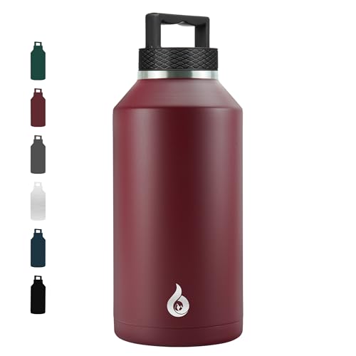 Image of BJPKPK 64oz Insulated Water Bottle, Stainless Steel Vacuum Jug with Handle
