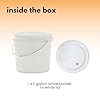 FastTrack Fermentation Bucket ,Home Brewing Wine Fermenter ,2 Gallon Fermenting Bucket with Lid, 100% Food Grade-BPA Free Fermenting Bucket for your Beer, Wine or any other Fermented Beverage,White #1