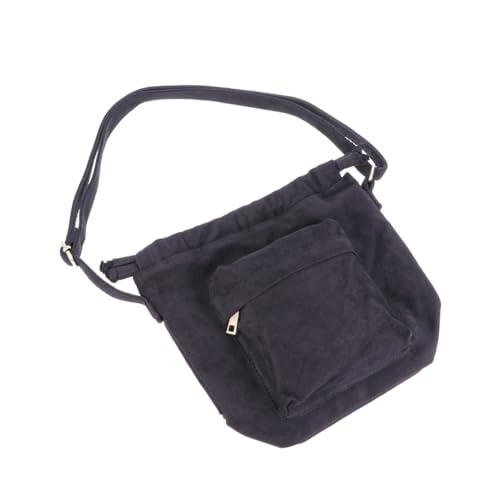 Sacoche de rangement compartiments pour femme sac à bandoulière voyage en toile FRCOLOR