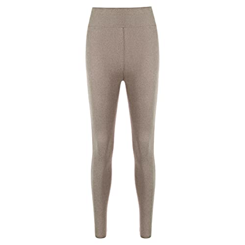 TTAO Thermal Pants for Women Warm Tight Leggings Thermal Underwear Bottoms Athletic Yoga Pants Skinny Pants Coffee Large