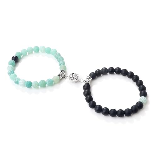 Bracelet améthyste non coupé perles naturelles 8 mm de prestige
