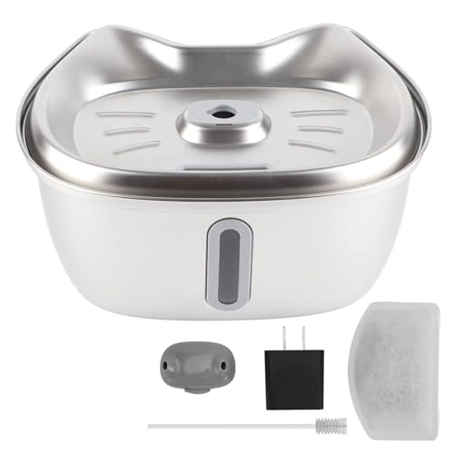 Fuente de agua para gatos acero inoxidable 3 L miniatura 7