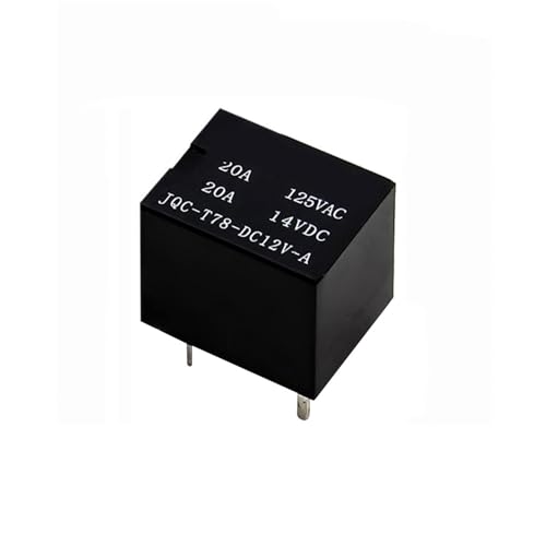 Relais électromagnétique JQC-T78-DC12V-A contre les surcharges en 20A