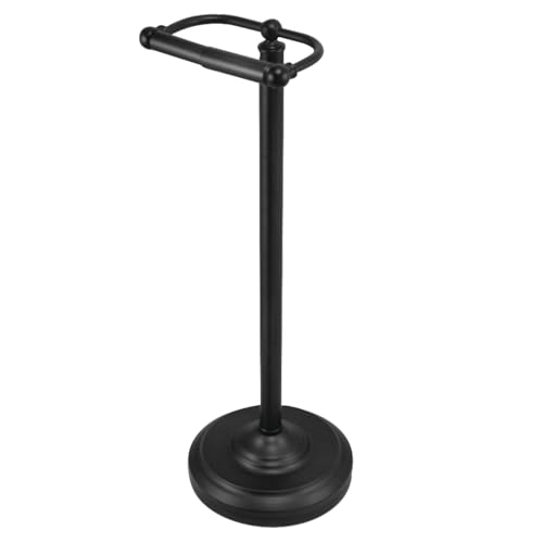 Kingston CC2000 Vintage Freestanding Toilet Paper Holder, Matte Black