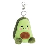 AURORA Palm Pals 34053 Airy Avocat Peluche à clipser Vert et marron 10 cm