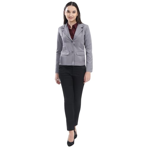 Image of Women's Formal Blazer | Regular Fit | Full Sleeve with 2 Front Pocket Ultra Light Fabric | Office /Meetings