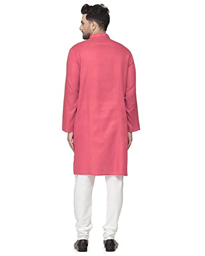 Image of Multi Colored Cotton Plain Men's Ethnic Kurta Only